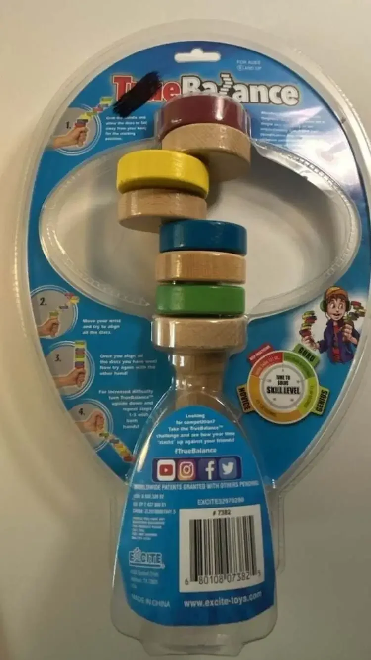 TrueBalance STEM Handheld Wooden Coordination Game